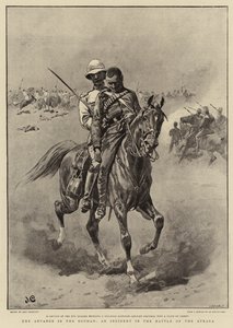Előretörés a Soudanban, incidens az atbarai csatában